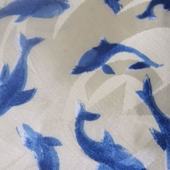 🌹DINO ROMARO Handmade Mens Tie Dolphin Necktie - Picture 3 of 5